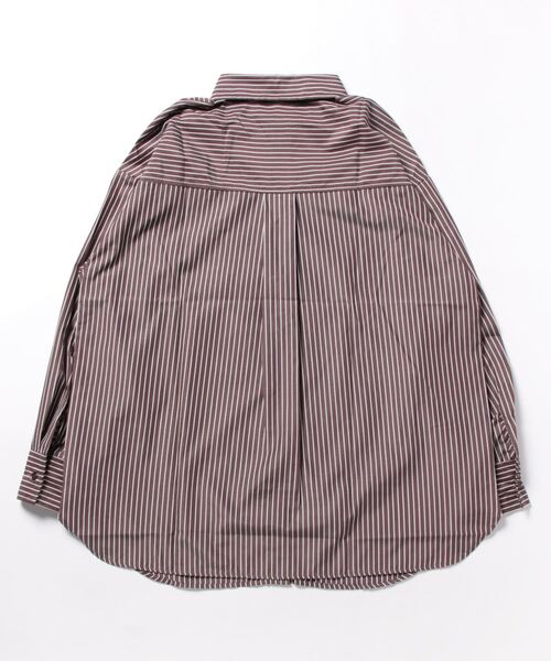 fort point(フォーポイント)の「【C-FORT POINT/フォートポイント】エステルブロード オーバーシルエットシャツ(シャツ/ブラウス・レディース・オフホワイト/ブラック/ネイビー/ブラウン・MEDIUM)」の5枚目の写真