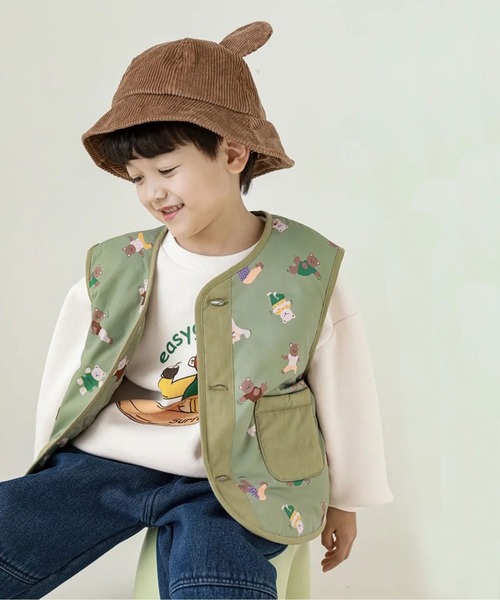 Bambin（ボンバン）の「【 Bambin / ボンバン 】 グラフィック プリント ジャージー プルオーバー（スウェット・キッズ・ブラック/ホワイト/グレー・130/120/110/100）」の11枚目の写真