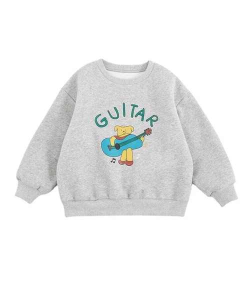 Bambin（ボンバン）の「【 Bambin / ボンバン 】 グラフィック プリント ジャージー プルオーバー（スウェット・キッズ・ブラック/ホワイト/グレー・130/120/110/100）」の14枚目の写真