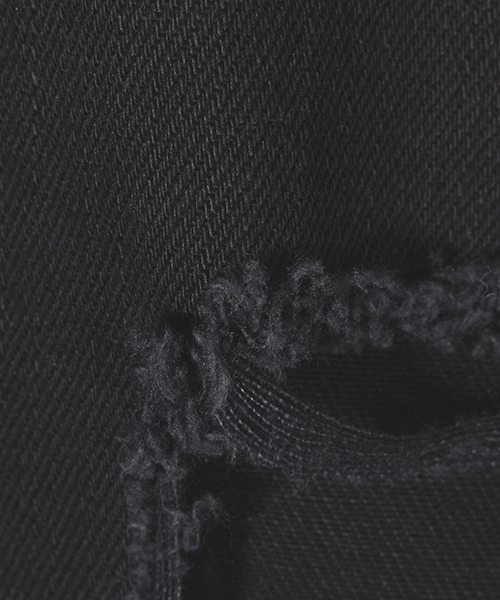 IKUMI（イクミ）の「【IKUMI】CRUSHD DENIM TOPS（その他トップス・レディース・ホワイト/ブラック・FREE）」の4枚目の写真