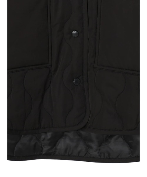 AMERICAN HOLIC（アメリカンホリック）の「キルポカリブ付きキルティングブルゾン（その他アウター・レディース・ブラック/カーキ・M/L）」の5枚目の写真