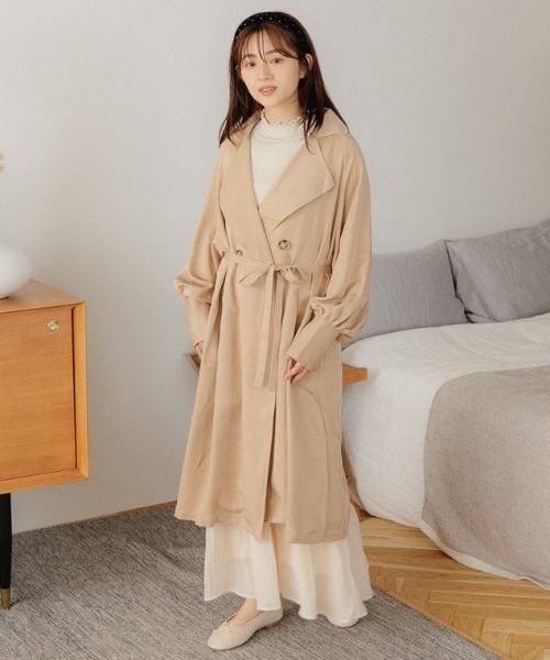 flower（フラワー）の「ブライトリブニット4（ニット/セーター・レディース・ブラウン/ピンク/グレー/ベージュ/アイボリー・FREE）」の15枚目の写真