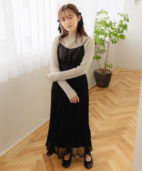 flower（フラワー）の「ブライトリブニット4（ニット/セーター・レディース・ブラウン/ピンク/グレー/ベージュ/アイボリー・FREE）」の20枚目の写真