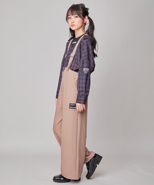 SISTER JENNI（SISTER JENNI）の「肩あきドッキングシャツ（シャツ/ブラウス・キッズ・イエロー/ブラック/ブルー・130cm/160cm/150cm/140cm）」の10枚目の写真