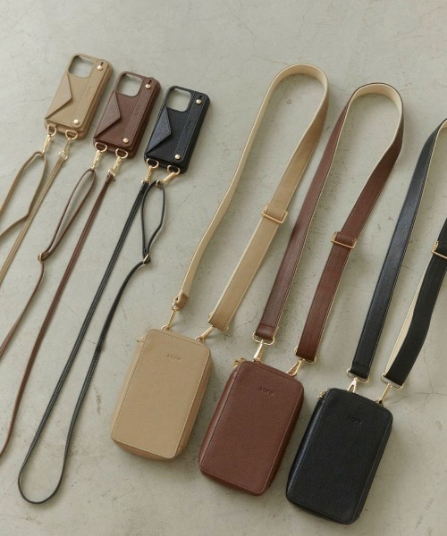 ACYM（アシーム）の「All in one pouch バッグ（ショルダーバッグ・レディース・ブラウン/ブラック/ベージュ・FREE）」の5枚目の写真