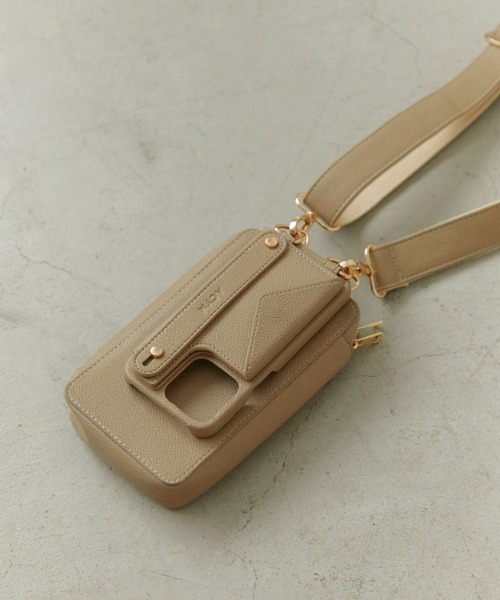 ACYM（アシーム）の「All in one pouch バッグ（ショルダーバッグ・レディース・ブラウン/ブラック/ベージュ・FREE）」の4枚目の写真