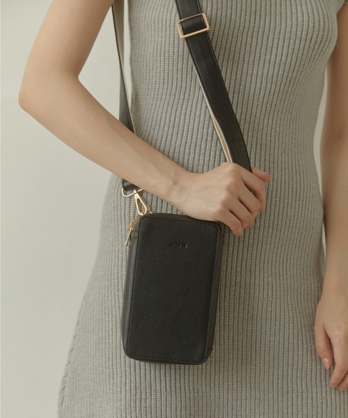 ACYM（アシーム）の「All in one pouch バッグ（ショルダーバッグ・レディース・ブラウン/ブラック/ベージュ・FREE）」の7枚目の写真