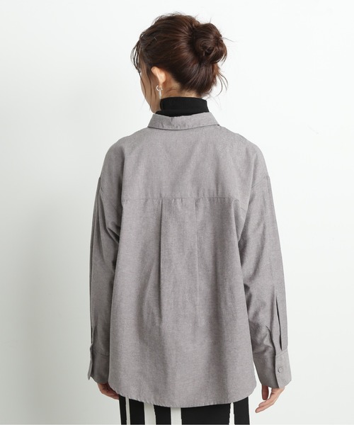 N.(N. Natural Beauty Basic)(エヌエヌナチュラルビューティーベーシック)の「◆ピンタックシャツ(シャツ/ブラウス・レディース・ブルー/オフホワイト/ブラック・MEDIUM)」の19枚目の写真