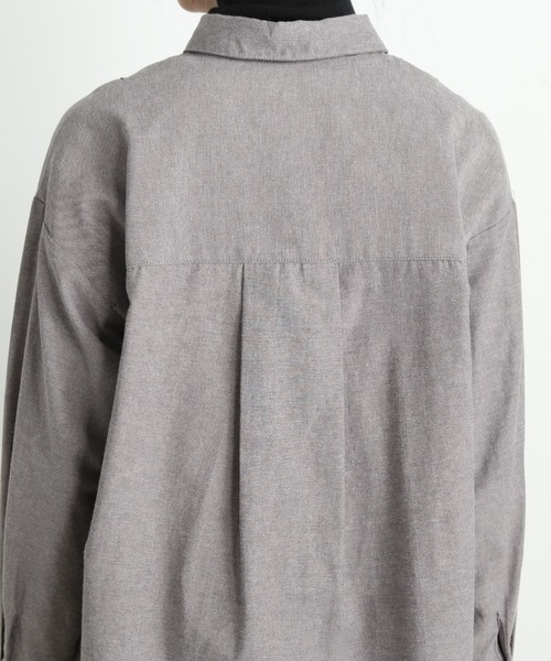 N.(N. Natural Beauty Basic)(エヌエヌナチュラルビューティーベーシック)の「◆ピンタックシャツ(シャツ/ブラウス・レディース・ブルー/オフホワイト/ブラック・MEDIUM)」の21枚目の写真
