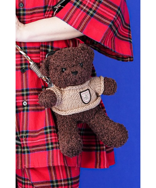 セール】an meets zakka テディベアスマホショルダー（スマホケース