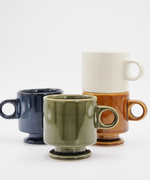 TIMELESS COMFORT(タイムレスコンフォート)の「Smith(スミス)脚付きスタッキングマグ(グラス/マグカップ/タンブラー・レディース・グリーン/ブラウン/ホワイト/ネイビー・ONE SIZE)」の16枚目の写真