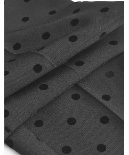 Re:EDIT（リエディ）の「[累計販売枚数1.1万枚突破][オケージョン セレモニー][低身長/高身長/大きいサイズ有]フロッキードットカットツイルテーパードパンツ（その他パンツ・レディース・ブラック/ブラック系その他/グレー・MEDIUM/LARGE/X-LARGE/SMALL/SHORT/TALL）」の5枚目の写真