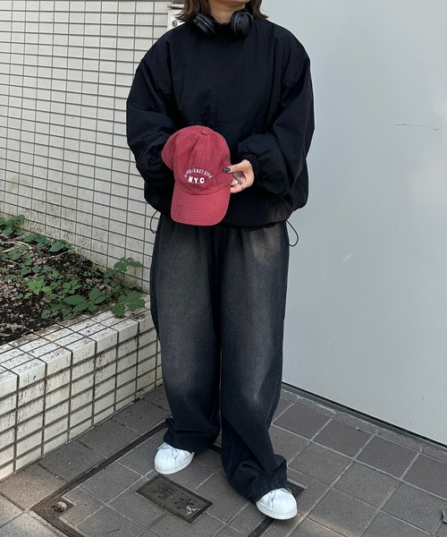 kutir（クティール）の「【M,L2サイズ展開】裏フリースナイロンブルゾン（ブルゾン・レディース・スモークグレー/アイボリー/ブラック・MEDIUM/LARGE）」の14枚目の写真