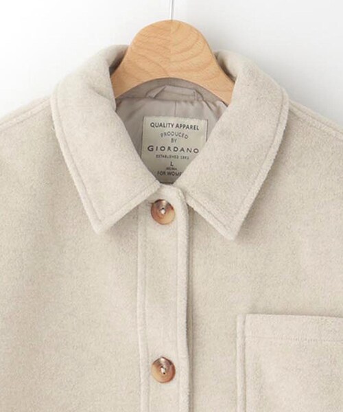 &Bridge（アンドブリッジ）の「GIORDANO ステンカラーコート（ステンカラーコート・レディース・カーキ・03）」の4枚目の写真