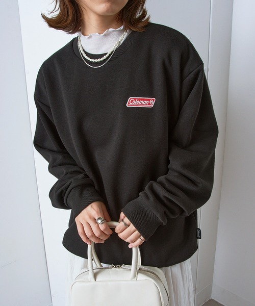 COLEMAN(コールマン)の「【Coleman】バックフリース ヘビーデューティースウェット メンズ、ウィメンズで着れるサイズ展開!!クラシカルワンポイントロゴ クルーネック(スウェット・レディース・ネイビー/ブラック/ホワイト/ブラウン・S/L/M/XS/XL)」の10枚目の写真