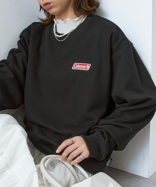 COLEMAN(コールマン)の「【Coleman】バックフリース ヘビーデューティースウェット メンズ、ウィメンズで着れるサイズ展開!!クラシカルワンポイントロゴ クルーネック(スウェット・レディース・ネイビー/ブラック/ホワイト/ブラウン・S/L/M/XS/XL)」の9枚目の写真