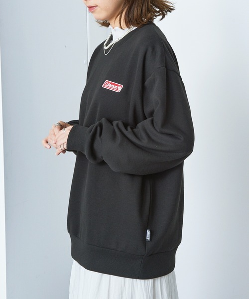 COLEMAN(コールマン)の「【Coleman】バックフリース ヘビーデューティースウェット メンズ、ウィメンズで着れるサイズ展開!!クラシカルワンポイントロゴ クルーネック(スウェット・レディース・ネイビー/ブラック/ホワイト/ブラウン・S/L/M/XS/XL)」の12枚目の写真