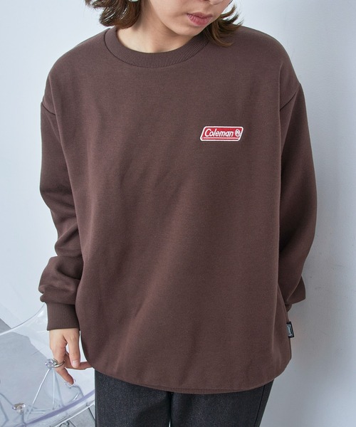 COLEMAN(コールマン)の「【Coleman】バックフリース ヘビーデューティースウェット メンズ、ウィメンズで着れるサイズ展開!!クラシカルワンポイントロゴ クルーネック(スウェット・レディース・ネイビー/ブラック/ホワイト/ブラウン・S/L/M/XS/XL)」の20枚目の写真