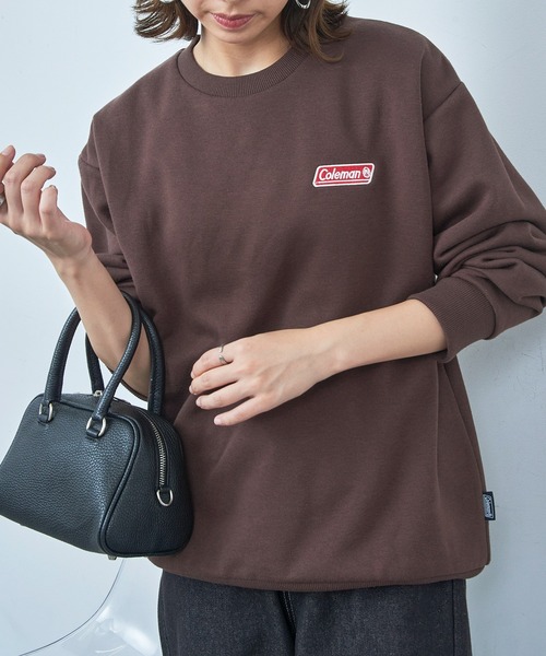 COLEMAN(コールマン)の「【Coleman】バックフリース ヘビーデューティースウェット メンズ、ウィメンズで着れるサイズ展開!!クラシカルワンポイントロゴ クルーネック(スウェット・レディース・ネイビー/ブラック/ホワイト/ブラウン・S/L/M/XS/XL)」の21枚目の写真