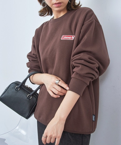 COLEMAN(コールマン)の「【Coleman】バックフリース ヘビーデューティースウェット メンズ、ウィメンズで着れるサイズ展開!!クラシカルワンポイントロゴ クルーネック(スウェット・レディース・ネイビー/ブラック/ホワイト/ブラウン・S/L/M/XS/XL)」の22枚目の写真