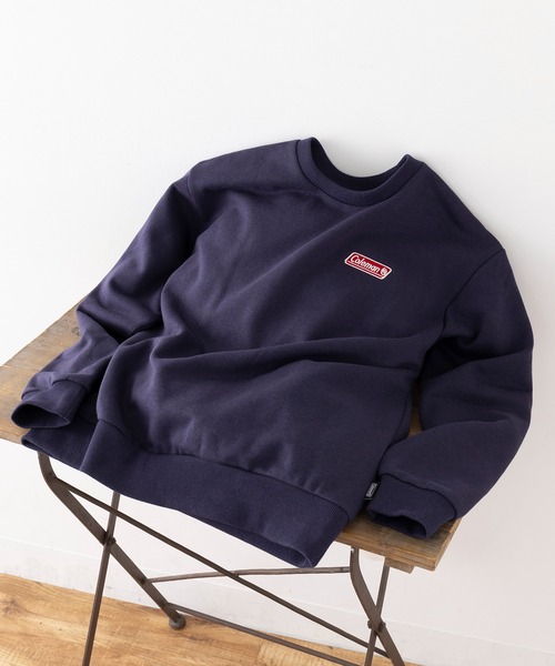 COLEMAN(コールマン)の「【Coleman】バックフリース ヘビーデューティースウェット メンズ、ウィメンズで着れるサイズ展開!!クラシカルワンポイントロゴ クルーネック(スウェット・レディース・ネイビー/ブラック/ホワイト/ブラウン・S/L/M/XS/XL)」の5枚目の写真