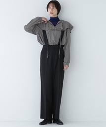 human woman | ◆ストレッチツイル吊り付きパンツ(その他パンツ)