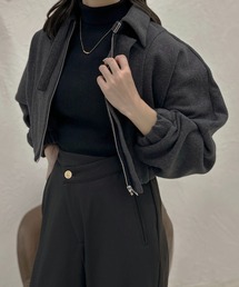 【apres jour clair】メルトンブルゾン【ZOZOTOWN限定アイテム】
