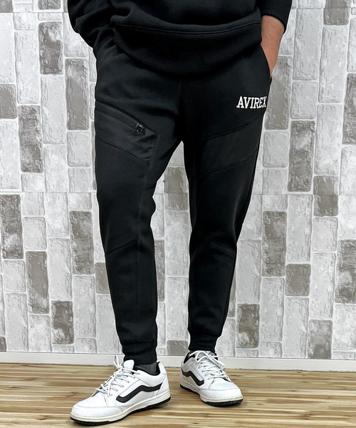 AVIREX（アヴィレックス）の「MILITARY TRAINING JOGGER PANTS（スウェットパンツ・メンズ・ブラック/カモフラージュ・XL/L/XXL/M）」の3枚目の写真