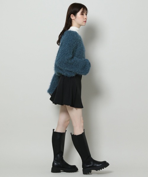 3.3 Field Trip （3.3フィールドトリップ）の「3.3 Field Trip／ボートネックニット　2991069（ニット/セーター・レディース・ベージュ/ブルー・FREE）」の8枚目の写真