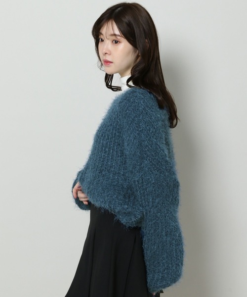 3.3 Field Trip （3.3フィールドトリップ）の「3.3 Field Trip／ボートネックニット　2991069（ニット/セーター・レディース・ベージュ/ブルー・FREE）」の10枚目の写真