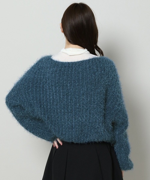 3.3 Field Trip （3.3フィールドトリップ）の「3.3 Field Trip／ボートネックニット　2991069（ニット/セーター・レディース・ベージュ/ブルー・FREE）」の11枚目の写真