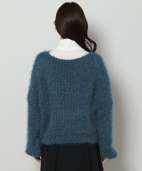 3.3 Field Trip （3.3フィールドトリップ）の「3.3 Field Trip／ボートネックニット　2991069（ニット/セーター・レディース・ベージュ/ブルー・FREE）」の15枚目の写真