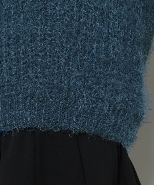 3.3 Field Trip （3.3フィールドトリップ）の「3.3 Field Trip／ボートネックニット　2991069（ニット/セーター・レディース・ベージュ/ブルー・FREE）」の18枚目の写真