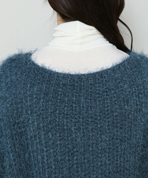 3.3 Field Trip （3.3フィールドトリップ）の「3.3 Field Trip／ボートネックニット　2991069（ニット/セーター・レディース・ベージュ/ブルー・FREE）」の19枚目の写真