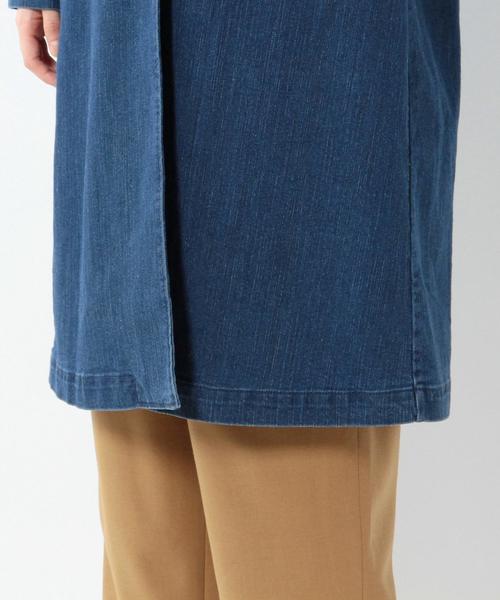 Another Edition(アナザーエディション)の「デニム1ボタンコート/AEBC DNM 1B CT FW◆(チェスターコート・レディース・コバルトブルー・フリ-)」の8枚目の写真