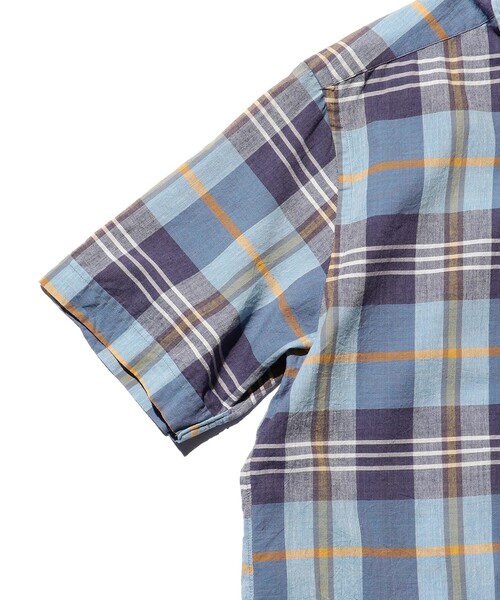 BEAMS PLUS（ビームスプラス）の「BEAMS PLUS / マドラス プルオーバー ショートスリーブ ボタンダウン シャツ（シャツ/ブラウス・メンズ・グリーン/ピンク/サックスブルー・S/M/L/XL）」の19枚目の写真