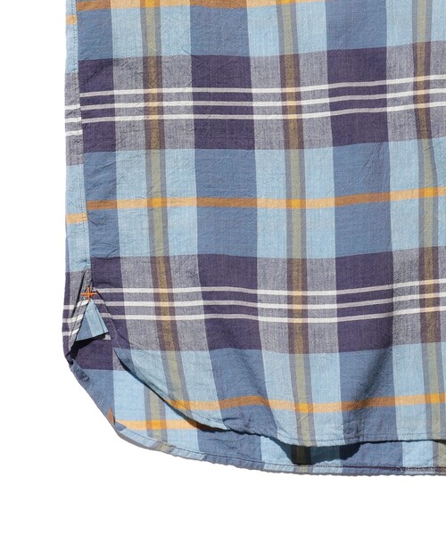 BEAMS PLUS（ビームスプラス）の「BEAMS PLUS / マドラス プルオーバー ショートスリーブ ボタンダウン シャツ（シャツ/ブラウス・メンズ・グリーン/ピンク/サックスブルー・S/M/L/XL）」の20枚目の写真