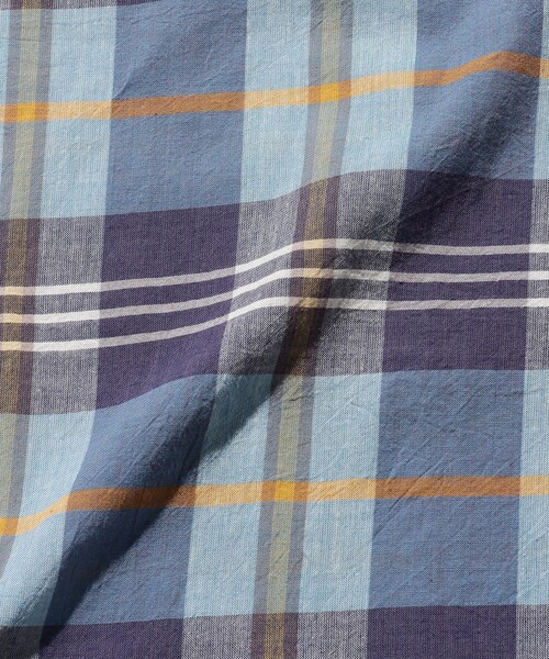 BEAMS PLUS（ビームスプラス）の「BEAMS PLUS / マドラス プルオーバー ショートスリーブ ボタンダウン シャツ（シャツ/ブラウス・メンズ・グリーン/ピンク/サックスブルー・S/M/L/XL）」の22枚目の写真