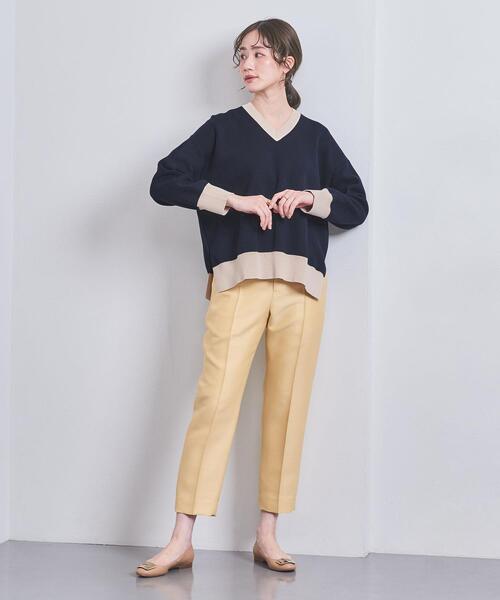 【新品】UNITED ARROWS COMFORT スムース Vネックニット UNITED ARROWS（ユナイテッドアローズ）の「COMFORT スムース V