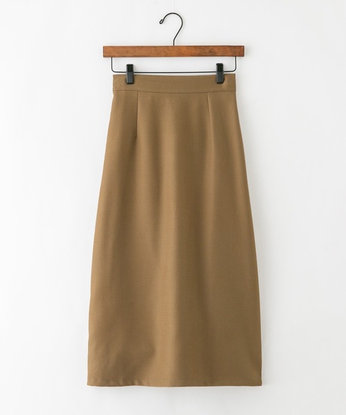 bounDary（バウンダリー）の「【bounDary/バウンダリー】 ハイウエストペンシルスカート（スカート・レディース・ブラック/ブラウン・MEDIUM）」の2枚目の写真