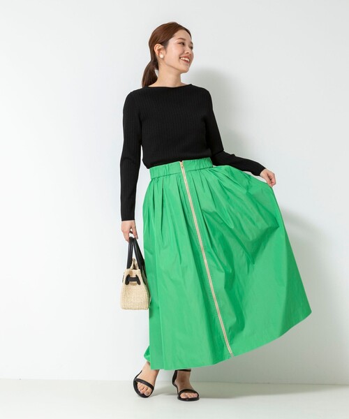 COTTO（コトゥー）の「【COTTO/ コット】 ひねりスクエアかごトートバッグ（かごバッグ・レディース・ホワイト/ブラック・FREE）」の16枚目の写真