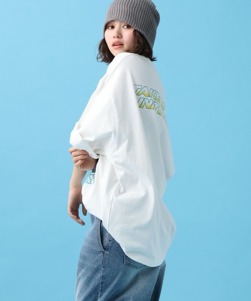 PBLIM（ページボーイリム）の「PBLIM/スピードマシンT（Tシャツ/カットソー・レディース・ブラック/オフホワイト/ブルー・MEDIUM/LARGE）」の7枚目の写真