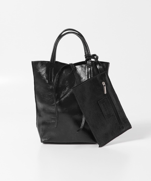 RODE SKO（ロデスコ）の「MARLON FIRENZE　グリッターレザートートバッグ（トートバッグ・レディース・ブラック/シルバー/ゴールド系その他・ONE）」の14枚目の写真