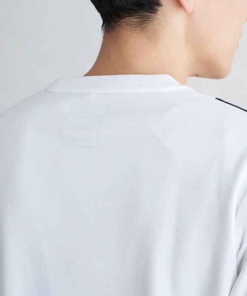 ikka(イッカ)の「ブロックスポンチロンT(Tシャツ/カットソー・メンズ・ブルー/ホワイト/グリーン/ネイビー・S/M/L/XL)」の21枚目の写真
