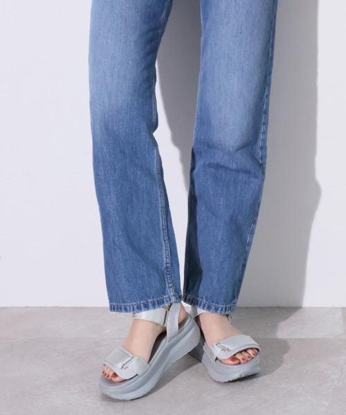 VIVIAN（ヴィヴィアン）の「厚底ゴールドパーツベルクロスポーツサンダル（サンダル・レディース・グレー/ブラック/ベージュ・S/M/L/LL）」の21枚目の写真