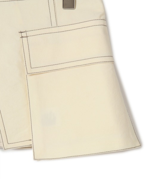 ADAM ET ROPE'(アダムエロペ)の「ポケットラップベルト(ベルト・レディース・ベージュ/オフホワイト・FREE)」の9枚目の写真