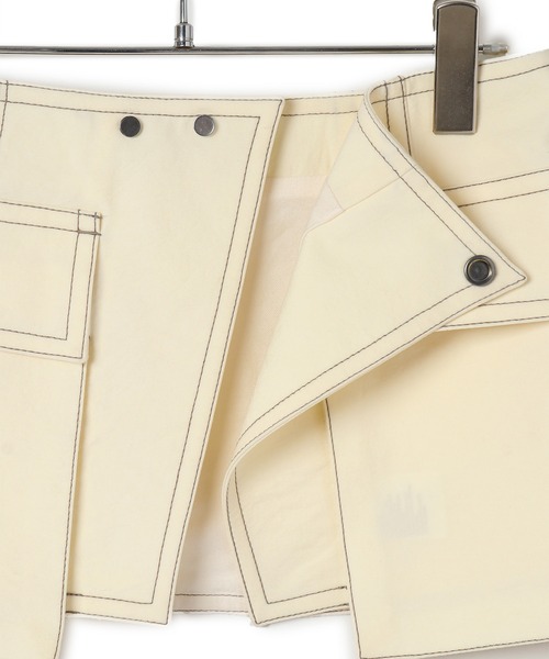 ADAM ET ROPE'(アダムエロペ)の「ポケットラップベルト(ベルト・レディース・ベージュ/オフホワイト・FREE)」の11枚目の写真