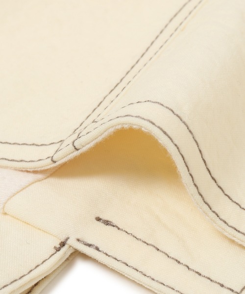 ADAM ET ROPE'(アダムエロペ)の「ポケットラップベルト(ベルト・レディース・ベージュ/オフホワイト・FREE)」の17枚目の写真