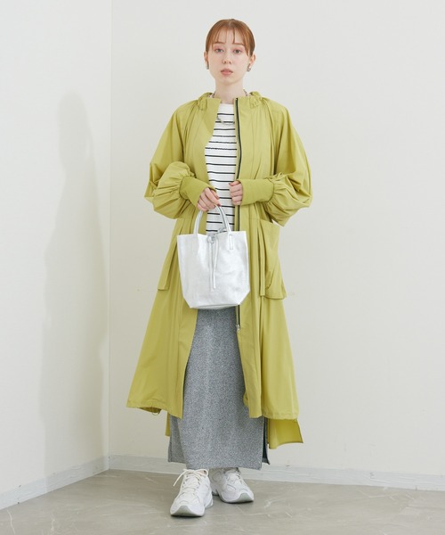 LUGIVA（ルギヴァ）の「LUGIVa ストレッチギャザーロングコート 