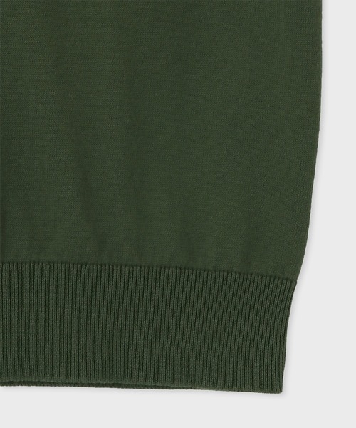 Paul Smith（ポールスミス）の「エンブロイダリーロゴ 半袖ニットソー / 143400 639Y（ニット/セーター・メンズ・ダークグリーン/チェリーレッド/ネイビー/ベージュ・MEDIUM/LARGE/X-LARGE）」の16枚目の写真